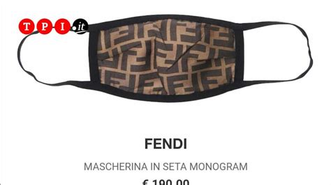 mascherina covid fendi|FENDI .